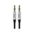 Кабель мультимедийный Jack 3.5mm Yiven M30 M/M 1.5m silver-black Baseus (CAM30-CS1) Кабель мультимедийный Jack 3.5mm Yiven M30 M/M 1.5m silver-black Baseus (CAM30-CS1)