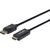 Кабель мультимедийный DisplayPort M to HDMI M 1.0m 4K60Hz UFHD Manhattan Intracom (153195) Кабель мультимедийный DisplayPort M to HDMI M 1.0m 4K60Hz UFHD Manhattan Intracom (153195)