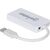 Концентратор Intracom Manhattan Pocket Hub 3-port USB3.0 + RJ45 Gigabit Ethernet White (507578), изображение 3 Концентратор Intracom Manhattan Pocket Hub 3-port USB3.0 + RJ45 Gigabit Ethernet White (507578), изображение 3
