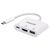 Концентратор Intracom USB3.1 Type-C to HDMI/USB 3.0/PD 60W 4-in-1 White Manhattan (152945) Концентратор Intracom USB3.1 Type-C to HDMI/USB 3.0/PD 60W 4-in-1 White Manhattan (152945)