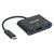 Концентратор Intracom USB3.1 Type-C to USB3.0/HDMI/USB-C (F) black Manhattan (152037), изображение 2 Концентратор Intracom USB3.1 Type-C to USB3.0/HDMI/USB-C (F) black Manhattan (152037), изображение 2