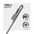 Дата кабель USB 2.0 AM to Type-C 1.2m AL-CBCOLOR-T1BK Black ACCLAB (1283126518232), зображення 3 Дата кабель USB 2.0 AM to Type-C 1.2m AL-CBCOLOR-T1BK Black ACCLAB (1283126518232), зображення 3
