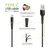 Дата кабель USB 2.0 AM to Type-C 2.0m CBFLEXT2 Black Intaleo (1283126521423), зображення 4 Дата кабель USB 2.0 AM to Type-C 2.0m CBFLEXT2 Black Intaleo (1283126521423), зображення 4