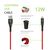 Дата кабель USB 2.0 AM to Lightning 1.2m CBRNYL1 Red Intaleo (1283126559471), зображення 2 Дата кабель USB 2.0 AM to Lightning 1.2m CBRNYL1 Red Intaleo (1283126559471), зображення 2