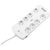 Сетевой фильтр питания 2E 8XSchuko, 3G*1.5мм, 4*USB-A, 3м, white (2E-SP815M3USBWH), изображение 3 Сетевой фильтр питания 2E 8XSchuko, 3G*1.5мм, 4*USB-A, 3м, white (2E-SP815M3USBWH), изображение 3