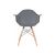 Кухонный стул GT Racer X-D23 Dark Gray, изображение 3 Кухонный стул GT Racer X-D23 Dark Gray, изображение 3
