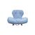 Кухонный стул GT Racer X-D28 Plus Fabric Blue, изображение 6 Кухонный стул GT Racer X-D28 Plus Fabric Blue, изображение 6