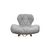 Кухонный стул GT Racer X-D28 Plus Fabric Light Gray, изображение 6 Кухонный стул GT Racer X-D28 Plus Fabric Light Gray, изображение 6