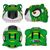 Шлем Velotrade Crazy Safety "Зелений Тигр" (HEAD-063), изображение 2 Шлем Velotrade Crazy Safety "Зелений Тигр" (HEAD-063), изображение 2