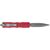 Ніж Microtech Dirac Double Edge Stonewash Distressed Red (225-10DRD), зображення 2 Ніж Microtech Dirac Double Edge Stonewash Distressed Red (225-10DRD), зображення 2