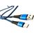 Дата кабель USB 2.0 AM to Type-C 1.0m blue Dengos (NTK-TC-MT-JEANS), изображение 3 Дата кабель USB 2.0 AM to Type-C 1.0m blue Dengos (NTK-TC-MT-JEANS), изображение 3