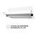 Витяжка кухонна Perfelli TL 5212 WH 700 LED, зображення 4 Витяжка кухонна Perfelli TL 5212 WH 700 LED, зображення 4