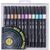 Фломастеры Maxi кисточки REAL BRUSH, 12 цветов металлик, линия 0,5-6 мм (MX15236) Фломастеры Maxi кисточки REAL BRUSH, 12 цветов металлик, линия 0,5-6 мм (MX15236)