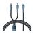 Дата кабель USB-C to USB-C + Lightning 1.3m Azeada PD-B73th 27W/100W data transfer black Proda (PD-B73th-BK) Дата кабель USB-C to USB-C + Lightning 1.3m Azeada PD-B73th 27W/100W data transfer black Proda (PD-B73th-BK)
