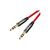 Кабель мультимедійний Jack 3.5mm Yiven M30 M/M 1.5m red-black Baseus (CAM30-C91), зображення 3 Кабель мультимедійний Jack 3.5mm Yiven M30 M/M 1.5m red-black Baseus (CAM30-C91), зображення 3
