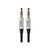 Кабель мультимедийный Jack 3.5mm Yiven M30 M/M 1m silver-black Baseus (CAM30-BS1) Кабель мультимедийный Jack 3.5mm Yiven M30 M/M 1m silver-black Baseus (CAM30-BS1)