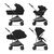 Коляска Cybex Melio Moon Black (с бампером) (522002647), изображение 8 Коляска Cybex Melio Moon Black (с бампером) (522002647), изображение 8