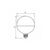 Лампочка Eurolamp G95 12W E27 4000K (LED-G95-12274(Amber)), изображение 3 Лампочка Eurolamp G95 12W E27 4000K (LED-G95-12274(Amber)), изображение 3