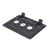 Подставка для ноутбука Gembird до 15", 2x125 mm fan, black (NBS-2F15-01), изображение 4 Подставка для ноутбука Gembird до 15", 2x125 mm fan, black (NBS-2F15-01), изображение 4