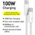 Дата кабель USB-C to USB-C 2.0m 5A White Baseus (CALD000302), изображение 2 Дата кабель USB-C to USB-C 2.0m 5A White Baseus (CALD000302), изображение 2