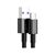 Дата кабель USB 2.0 AM to Type-C 1.0m 3A Black Baseus (CATYS-01), изображение 3 Дата кабель USB 2.0 AM to Type-C 1.0m 3A Black Baseus (CATYS-01), изображение 3