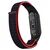 Ремешок для фитнес браслета Armorstandart нейлоновый для Xiaomi Mi Band 7/6/5/4 Black/Red (ARM67843), изображение 2