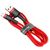 Дата кабель USB 2.0 AM to Lightning 2.0m Cafule 1.5A red+red Baseus (CALKLF-C09) Дата кабель USB 2.0 AM to Lightning 2.0m Cafule 1.5A red+red Baseus (CALKLF-C09)