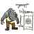 Фигурка TMNT серии Черепашки-Ниндзя Мovie III – Рокстеди (83293), изображение 3 Фигурка TMNT серии Черепашки-Ниндзя Мovie III – Рокстеди (83293), изображение 3