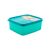 Пищевой контейнер Irak Plastik Alaska квадратний 0,65 л бірюзовий (5298) Пищевой контейнер Irak Plastik Alaska квадратний 0,65 л бірюзовий (5298)