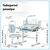 Парта со стулом ErgoKids Blue ( +полка+лампа) (BD-24 BL), изображение 5 Парта со стулом ErgoKids Blue ( +полка+лампа) (BD-24 BL), изображение 5