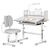 Парта со стулом ErgoKids Grey (+полка+лампа) (BD-24 G) Парта со стулом ErgoKids Grey (+полка+лампа) (BD-24 G)