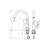 Смеситель Hansgrohe Vernis Blend M35 д / кухни, хром (71870000), изображение 2 Смеситель Hansgrohe Vernis Blend M35 д / кухни, хром (71870000), изображение 2