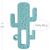 Прорезыватель MinikOiOi Cactus - Aqua Green (101090001), изображение 2 Прорезыватель MinikOiOi Cactus - Aqua Green (101090001), изображение 2