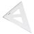Линейка Koh-i-Noor Треугольник 45/177, бесцветный (744150), изображение 2