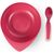 Тарелка детская Baboo с крышкой и ложечкой, от 6 месяцев (розовая) (9-027), изображение 3 Тарелка детская Baboo с крышкой и ложечкой, от 6 месяцев (розовая) (9-027), изображение 3