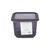 Емкость для сыпучих продуктов Violet House Transparent Black 0.5 л (0297 Transparent Black), изображение 2 Емкость для сыпучих продуктов Violet House Transparent Black 0.5 л (0297 Transparent Black), изображение 2