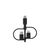 Дата кабель USB 2.0 AM to Lightning + Micro 5P + Type-C 1.0m black Belkin (CAC001BT1MBK), изображение 2 Дата кабель USB 2.0 AM to Lightning + Micro 5P + Type-C 1.0m black Belkin (CAC001BT1MBK), изображение 2