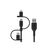 Дата кабель USB 2.0 AM to Lightning + Micro 5P + Type-C 1.0m black Belkin (CAC001BT1MBK) Дата кабель USB 2.0 AM to Lightning + Micro 5P + Type-C 1.0m black Belkin (CAC001BT1MBK)