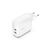 Зарядное устройство Belkin 30W 2хUSB-С PD PPS white (WCB010VFWH) Зарядное устройство Belkin 30W 2хUSB-С PD PPS white (WCB010VFWH)