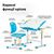 Парта со стулом Evo-kids Blue (Evo-06 Ergo BL), изображение 3 Парта со стулом Evo-kids Blue (Evo-06 Ergo BL), изображение 3