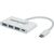 Концентратор Intracom Manhattan Type-C 4-port USB 3.0 + 3.1 PD white (163552) Концентратор Intracom Manhattan Type-C 4-port USB 3.0 + 3.1 PD white (163552)