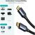 Кабель мультимедийный HDMI to HDMI 2.0m V2.1, 8K60Hz Choetech (XHH01), изображение 5 Кабель мультимедийный HDMI to HDMI 2.0m V2.1, 8K60Hz Choetech (XHH01), изображение 5