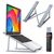 Подставка для ноутбука Choetech до 17", алюминий, компактный (H055-GY), изображение 2 Подставка для ноутбука Choetech до 17", алюминий, компактный (H055-GY), изображение 2