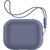 Чехол для наушников Armorstandart Silicone Case with straps для Apple Airpods Pro 2 Dark Purple (ARM68611) Чехол для наушников Armorstandart Silicone Case with straps для Apple Airpods Pro 2 Dark Purple (ARM68611)