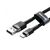 Дата кабель USB 2.0 AM to Lightning 2.0m Cafule 1.5A gray+black Baseus (CALKLF-CG1), изображение 4 Дата кабель USB 2.0 AM to Lightning 2.0m Cafule 1.5A gray+black Baseus (CALKLF-CG1), изображение 4