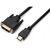 Кабель мультимедийный HDMI to DVI 1.8m Single Link 18+1 Premium ProLogix (PR-HDMI-DVI-P-01-30-18m) Кабель мультимедийный HDMI to DVI 1.8m Single Link 18+1 Premium ProLogix (PR-HDMI-DVI-P-01-30-18m)