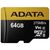 Карта памяти ADATA 64GB microSD class 10 UHS-II U3 (AUSDX64GUII3CL10-CA1), изображение 2 Карта памяти ADATA 64GB microSD class 10 UHS-II U3 (AUSDX64GUII3CL10-CA1), изображение 2