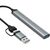 Концентратор Dynamode 5-in-1 USB Type-C/Type-A to 1хUSB3.0, 2xUSB 2.0, card-reader SD/MicroSD (DM-UH-514), изображение 3 Концентратор Dynamode 5-in-1 USB Type-C/Type-A to 1хUSB3.0, 2xUSB 2.0, card-reader SD/MicroSD (DM-UH-514), изображение 3