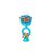 Погремушка Fat Brain Toys прорезыватель на присосках pipSquigz Loops бирюзовый (F166ML), изображение 2 Погремушка Fat Brain Toys прорезыватель на присосках pipSquigz Loops бирюзовый (F166ML), изображение 2