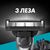 Бритва Gillette Mach3 Charcoal Древесный уголь С 2 сменными картриджами (8700216074308), изображение 4 Бритва Gillette Mach3 Charcoal Древесный уголь С 2 сменными картриджами (8700216074308), изображение 4